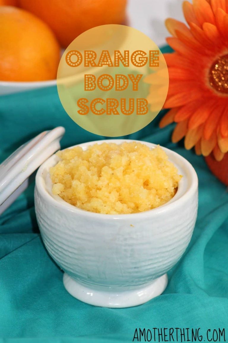 DIY Orange Body Scrub It's a Mother Thing