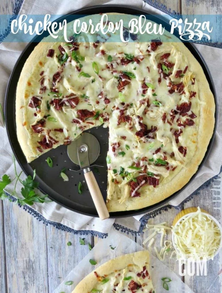 Chicken Cordon Bleu Pizza