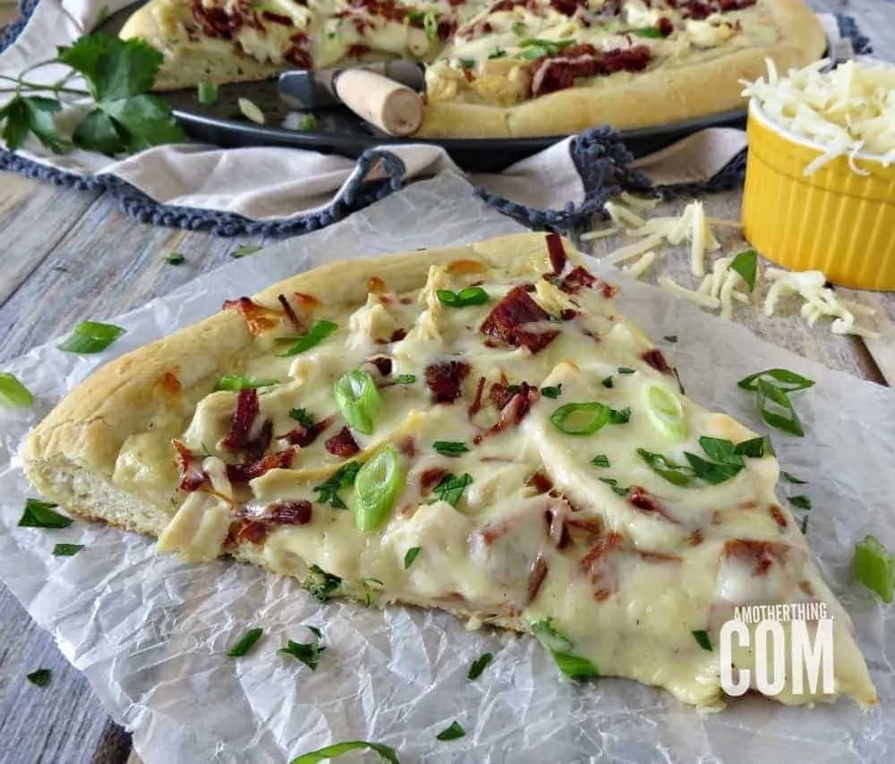 Chicken Cordon Bleu Pizza It's a Mother Thing