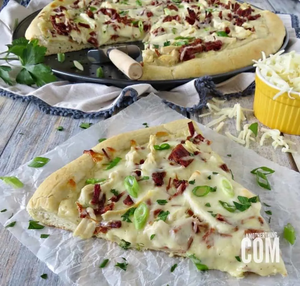 Chicken Cordon Bleu Pizza It's a Mother Thing