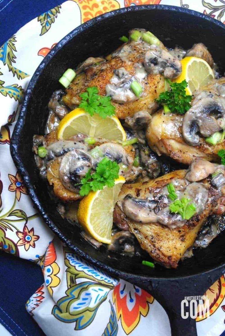 Lemon Mushroom Chicken Skillet It's a Mother Thing