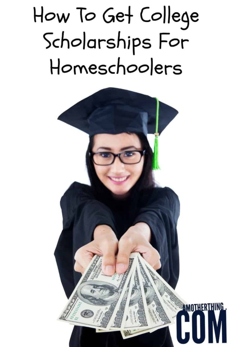 How To Get College Scholarships For Homeschoolers