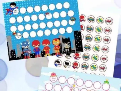 chore reward charts princesses and super heroes