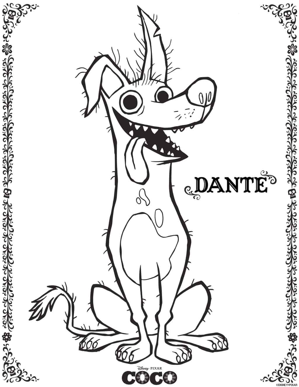 Disney Pixar s COCO Coloring Pages And Activity Sheets It s A Mother 