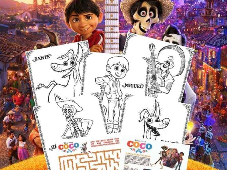 Disney•Pixar’s COCO Coloring Pages and Activity Sheets | It's a Mother