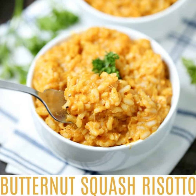 Easy Cheesy Butternut Squash Risotto