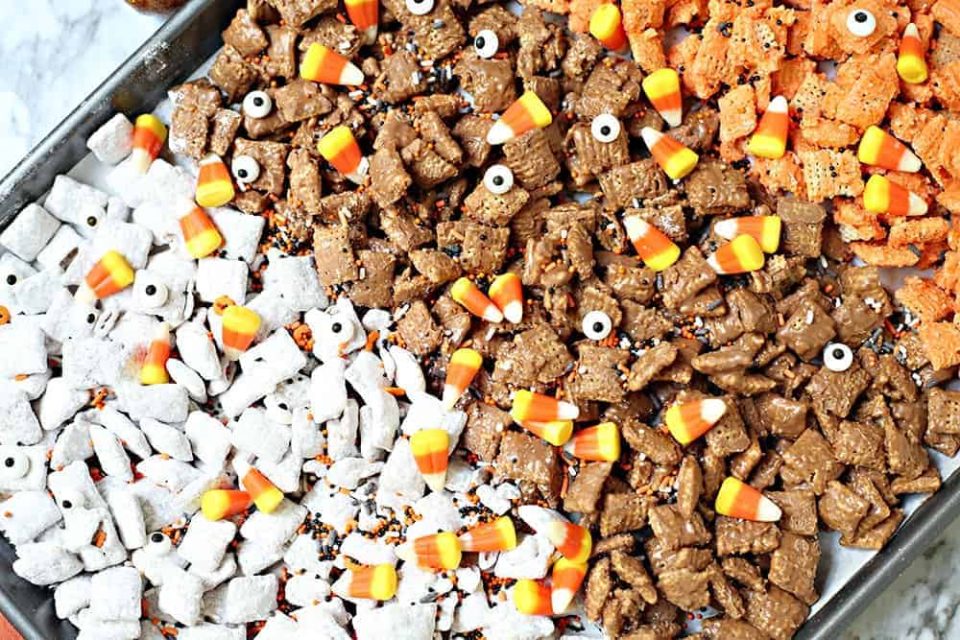 Halloween Snack Mix + Free Printables | It's a Mother Thing