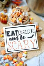 Halloween Snack Mix + Free Printables | It's a Mother Thing