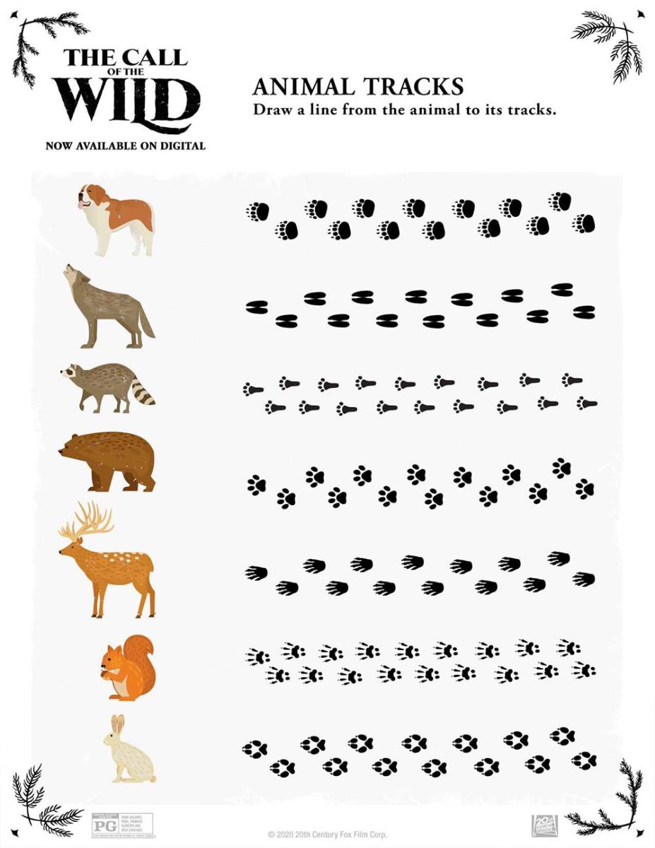 Disney's The Call of the Wild Printable Coloring Pages, Games and ...