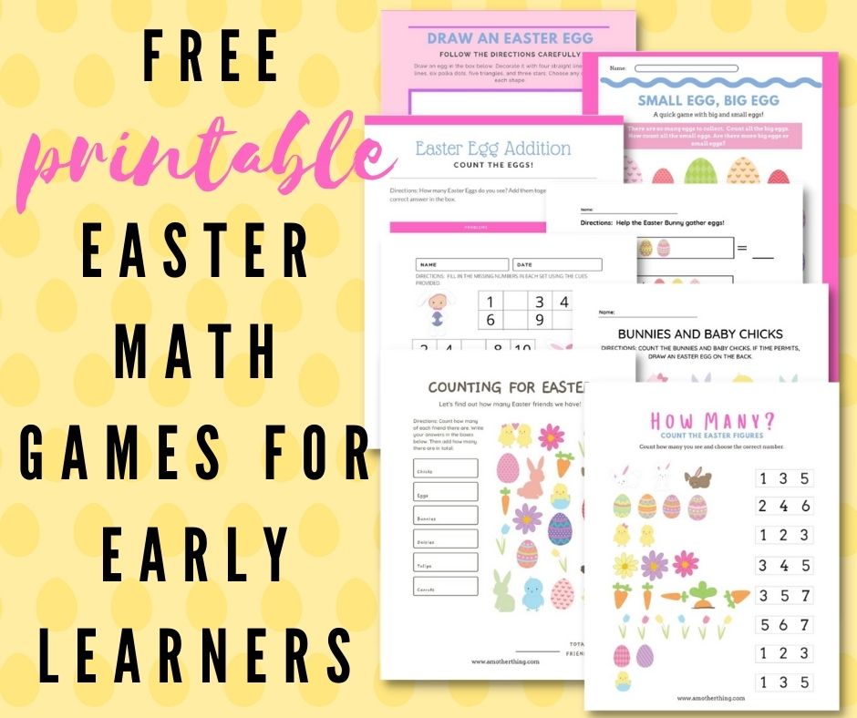 Free Printable Easter Math Worksheets It s A Mother Thing