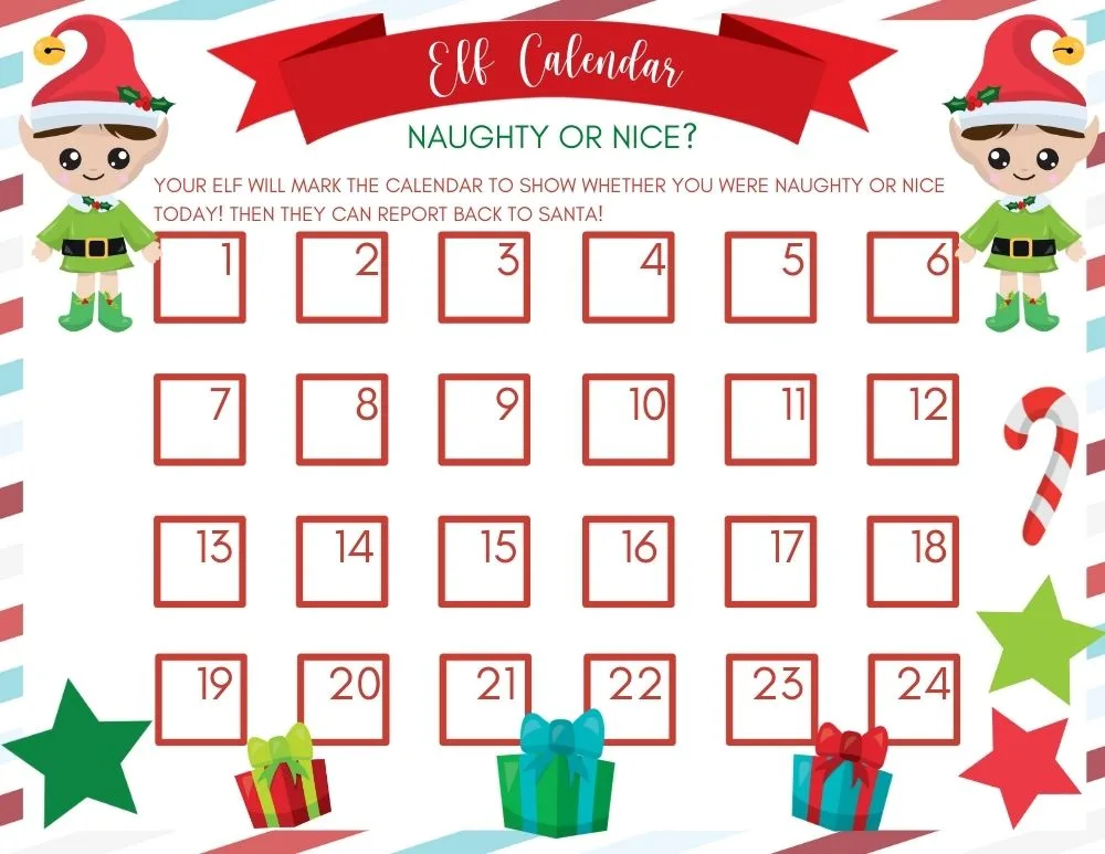 Free Elf on the Shelf Printable Magical Christmas Bundle